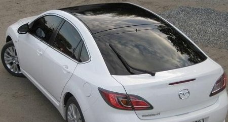 Оклейка крыши пленкой - черная панорамная крыша Оклейка крыши пленкой - черная панорамная крыша